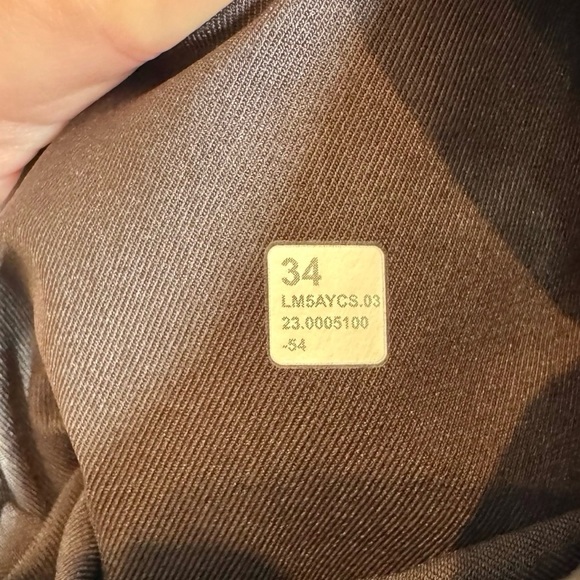 Lululemon Men's Slim-Tapered Heavy Twill Trouser in Espresso M5AYDS - Picture 13 of 15